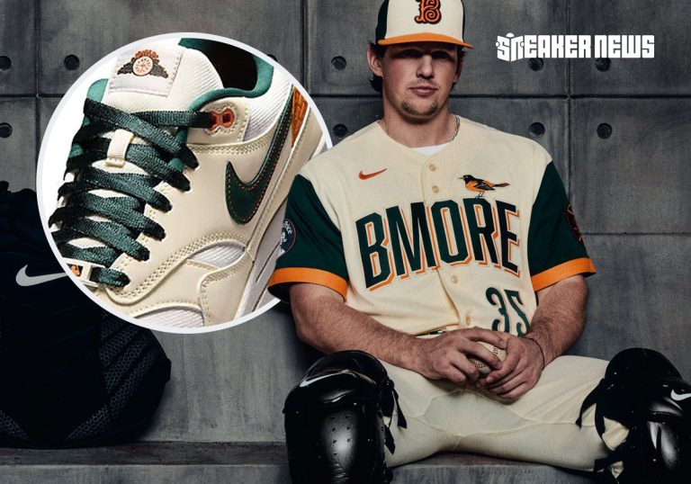 Nike Air Max 1 City Connect Baltimore Orioles ganha data de lançamento global