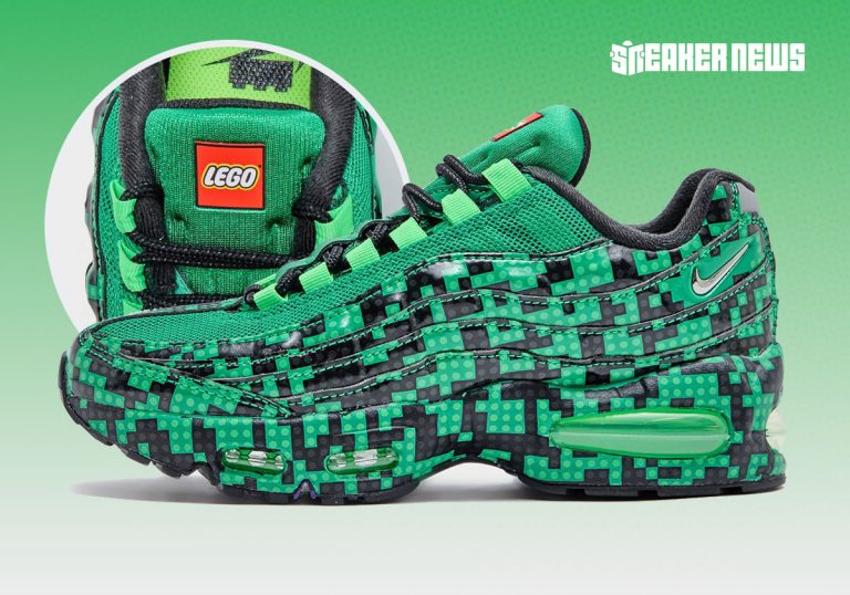 Nike Air Max 95 x LEGO Lucky Green traz collab infantil inspirada em Creepers