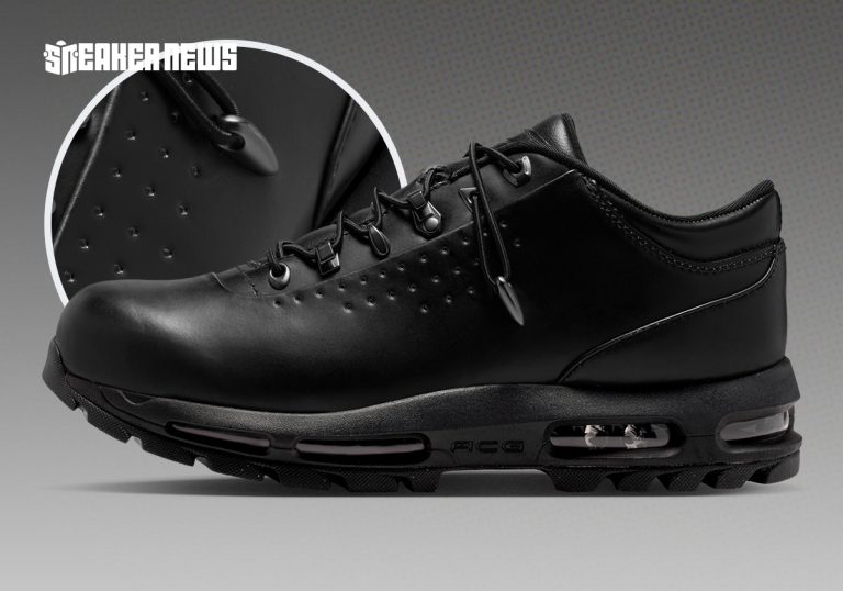 Nike Air Max Goadome Low preto retorna em versão lifestyle