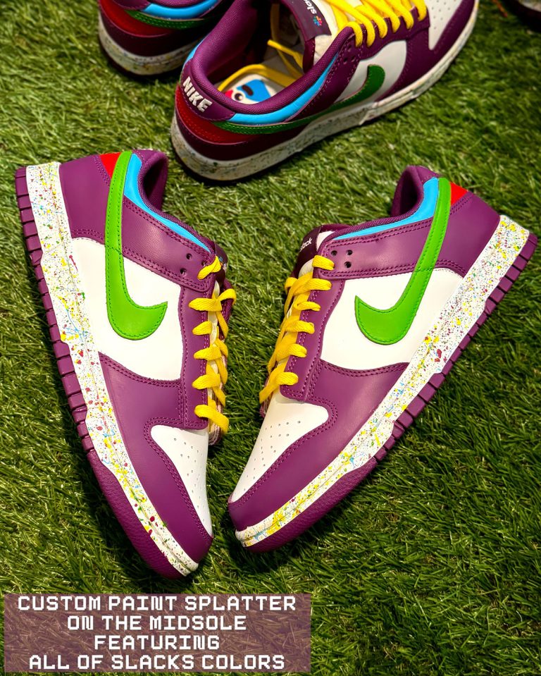 Slack lança tênis personalizados Nike Dunk Low e Air Max 1 exclusivos