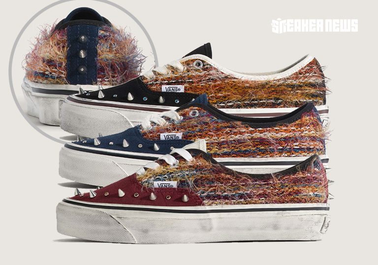 Vans Authentic com spikes e fios desgastados é revelado por Greg Betty