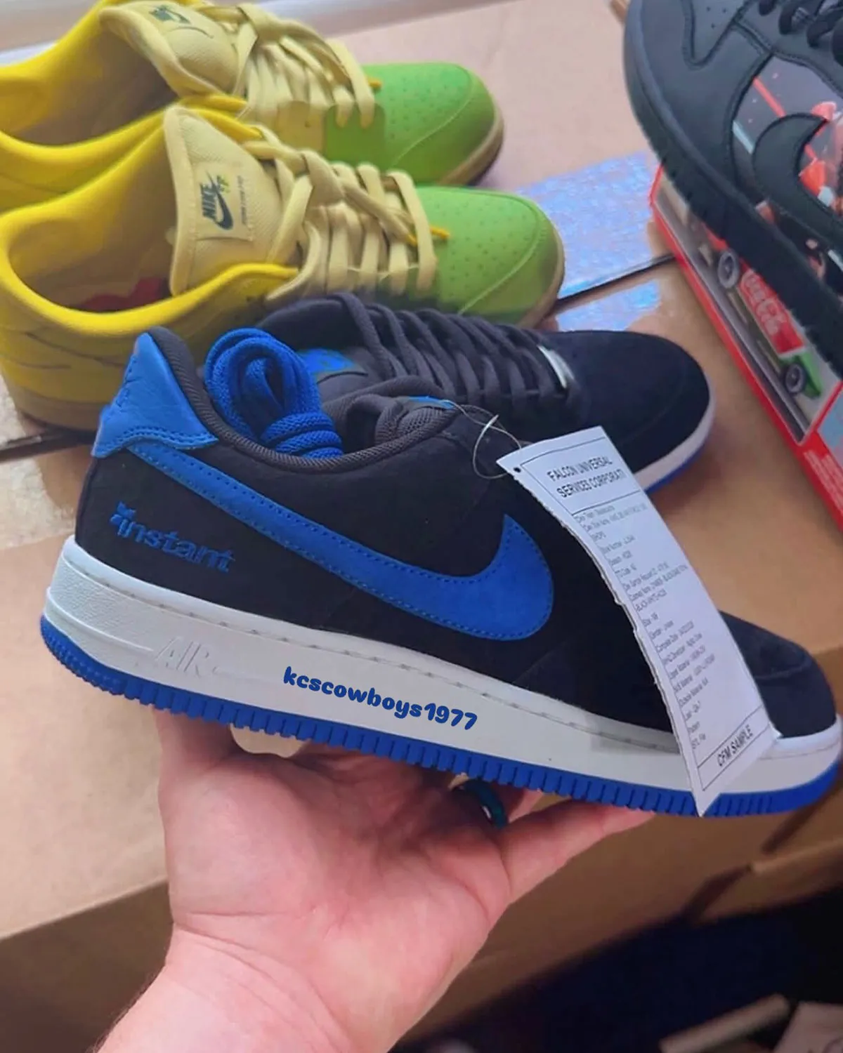 First Look At The Instant Skateboards x Nike SB Air Force 1